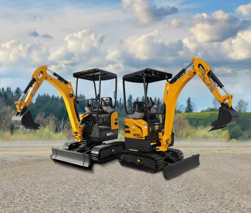 2.7ton Mini Excavator YMC MC26 Bucket Digging Hydraulic Pump Rubber Tracks Mini Blade Excavator