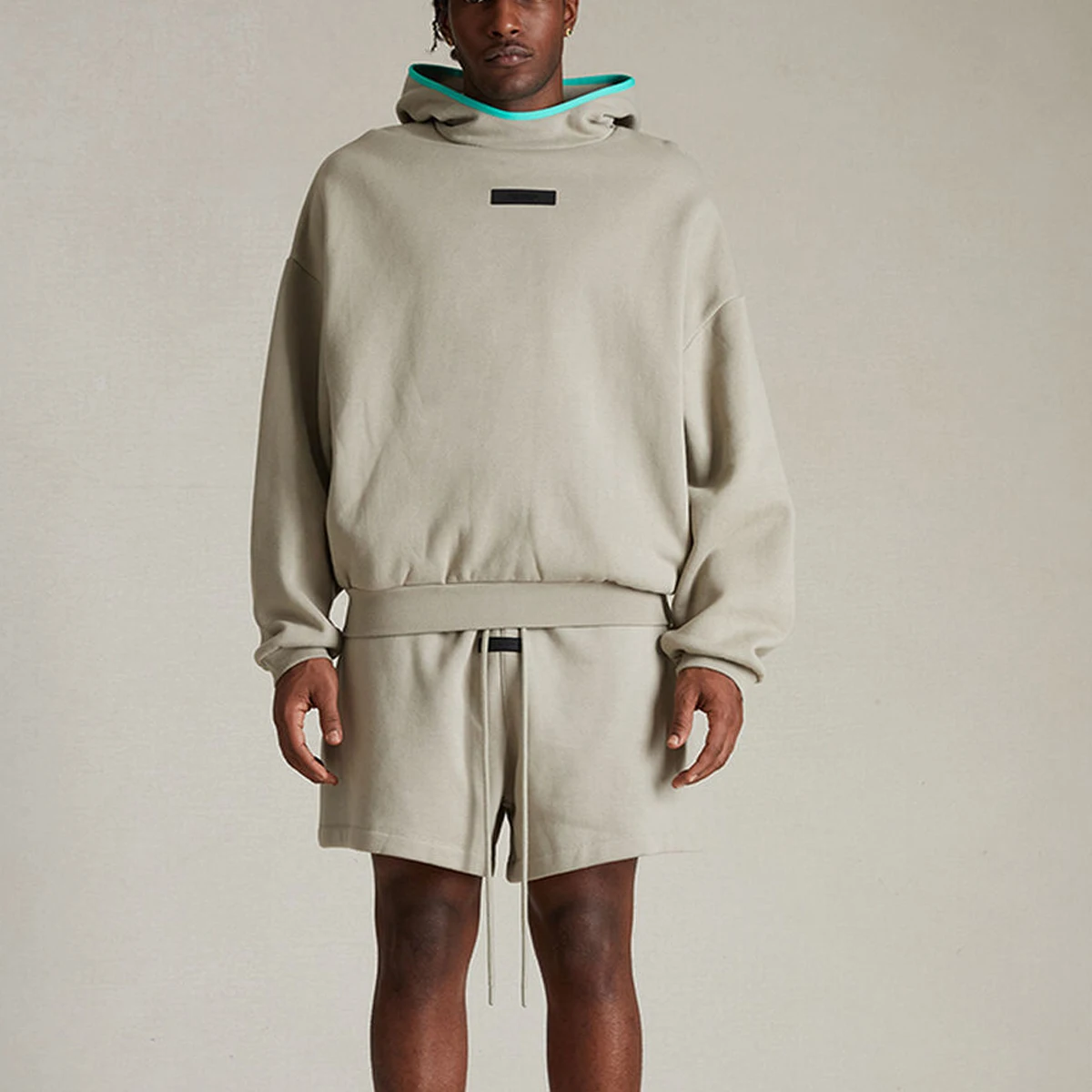 Unisex Essentials Blank Hoodie Custom Logo Sweatpants Hoodie Set Jogger Suit Sweatshirt Pullover Hooded Tracksuit Set