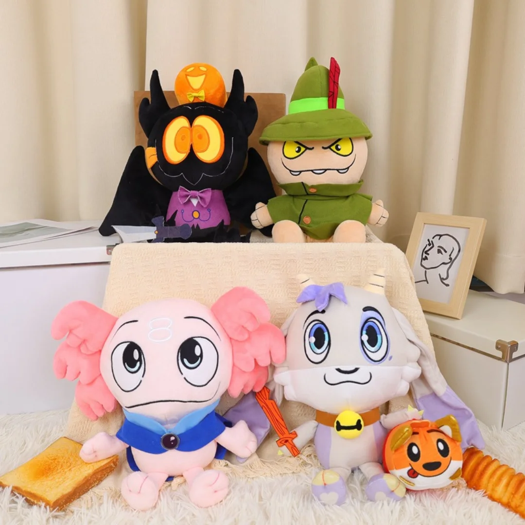 Kawaii Cartoon Animal Plush Toys 4 Styles Soft Cotton Doll Game Character Stuffed Toy