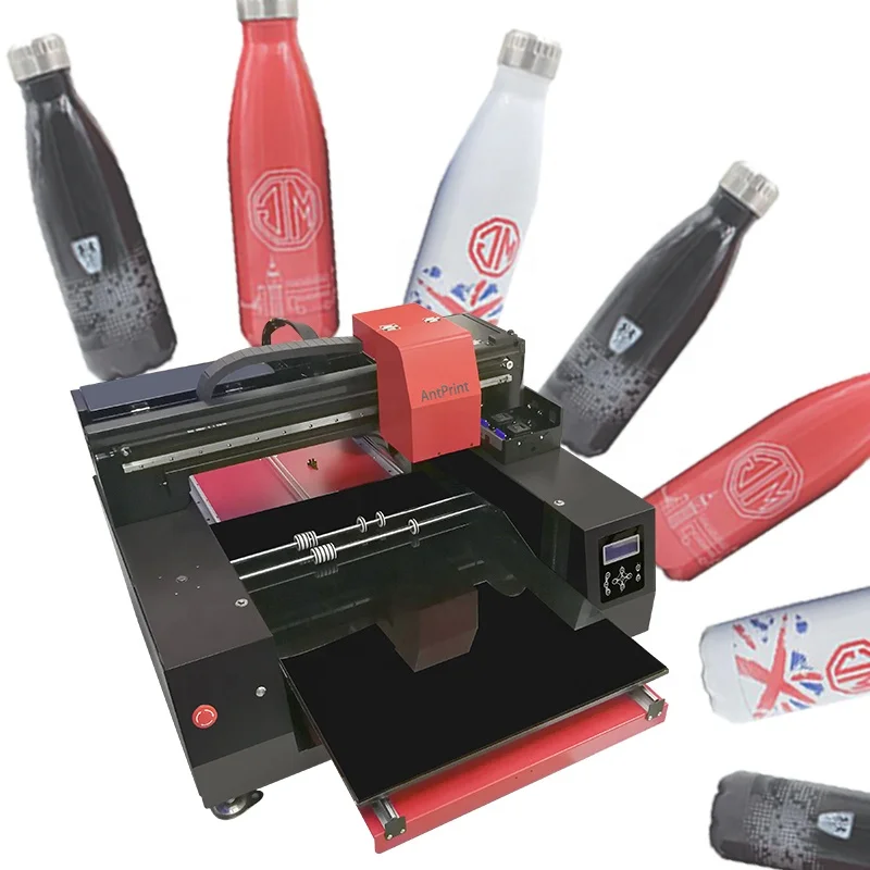 Cola Bottle Circle Printing Machine Metal Ceramic Cylinder Bottle UV Printer Cheap