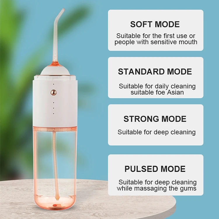  Drop shipping 2021 Portable Teeth Cleaning Device Ipx7 Cordless Water Flosser Oral