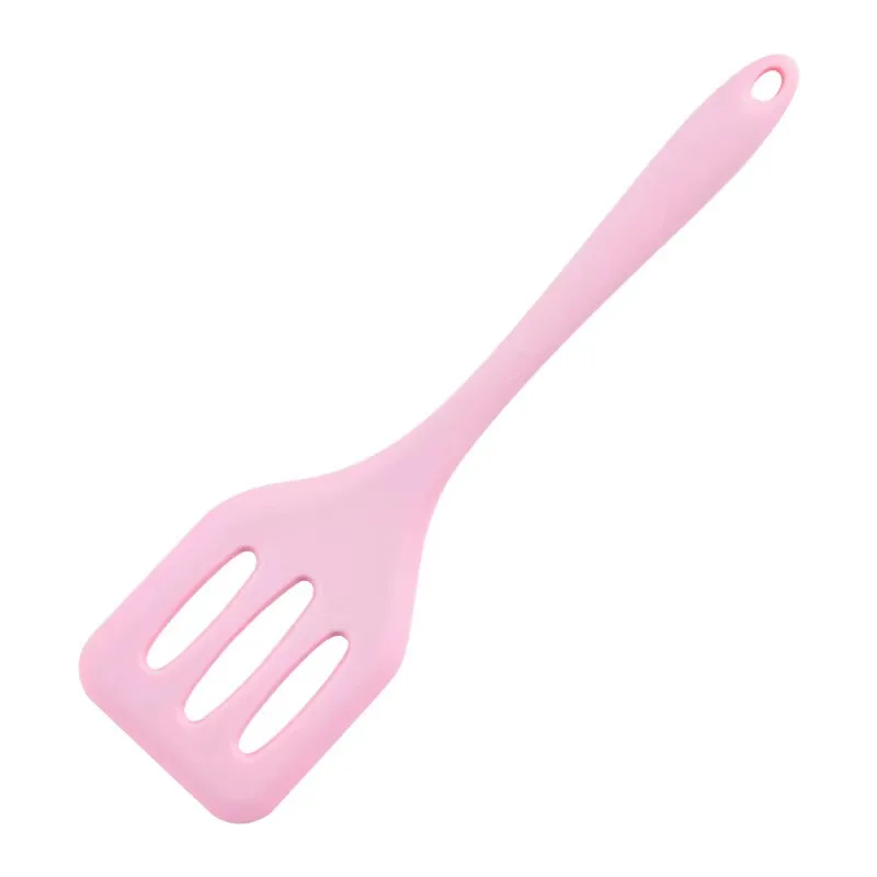 Silicone Cooking Utensils Kitchen Utensil Set Tools Turner Tongs Spatula Spoon Silicone Spatula Set With Rose Gold Handle