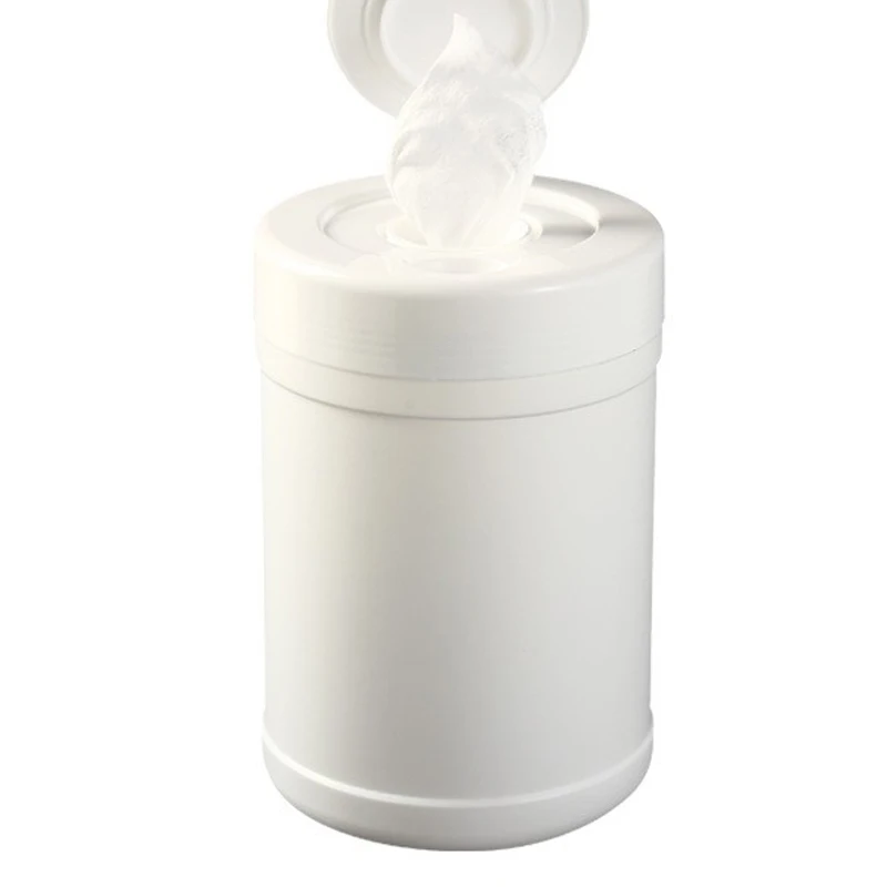 canister cellulose cleaning wipes High quality Nonwoven spunlace disposable barrel dry towel rolls