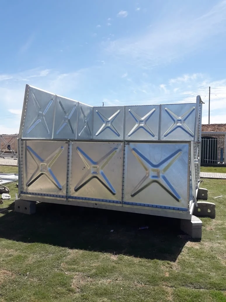 Huili Pressed Galvanized Stock Steel 100000 liter Water Tank 50000 Liter Gallon