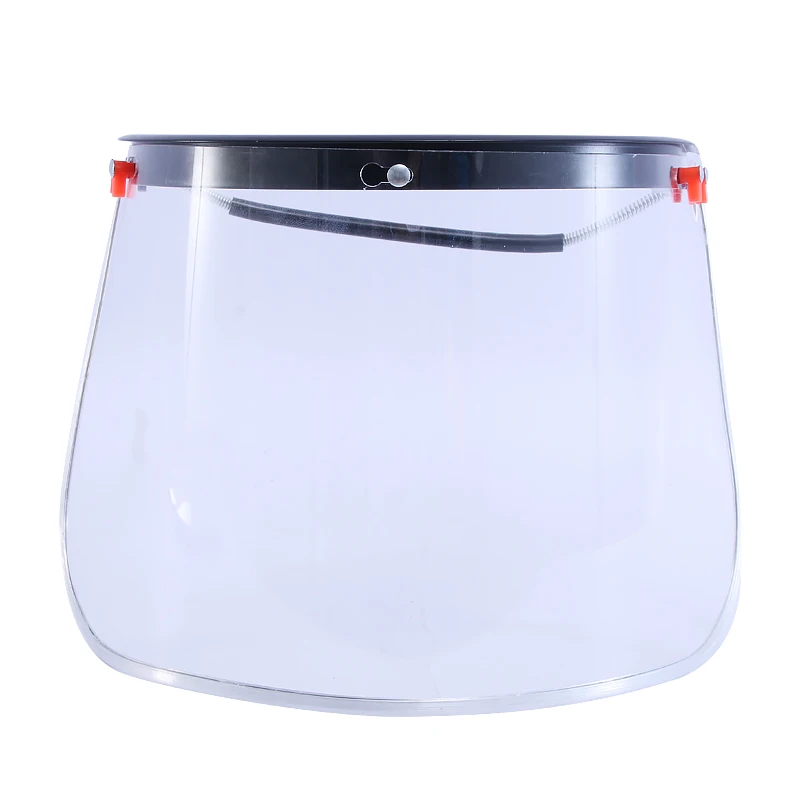 DAIERTA Protective Face Holder Aluminum Rimmed Safety PVC Protective Anti-impact Face Screen Panel Thickens a Single Panel