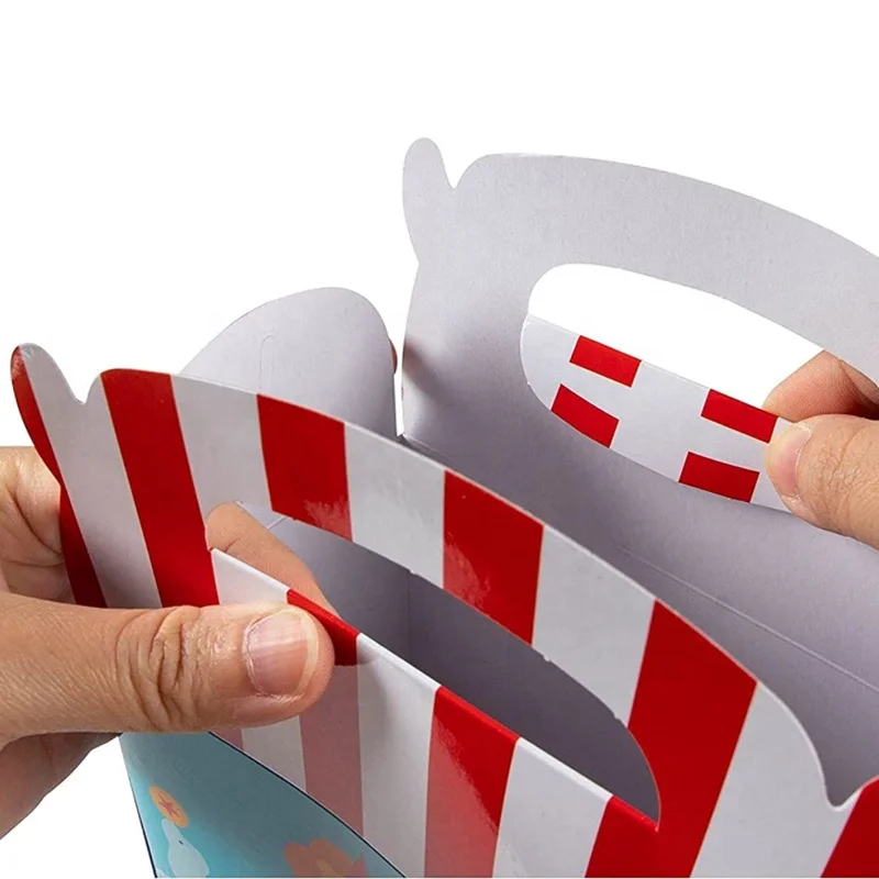 Goodies Treat Boxes Gable Treat Box Birthday Food Cake Packaging Box Decoration Favor Cupcake Paper Theme Party for Baby Shower