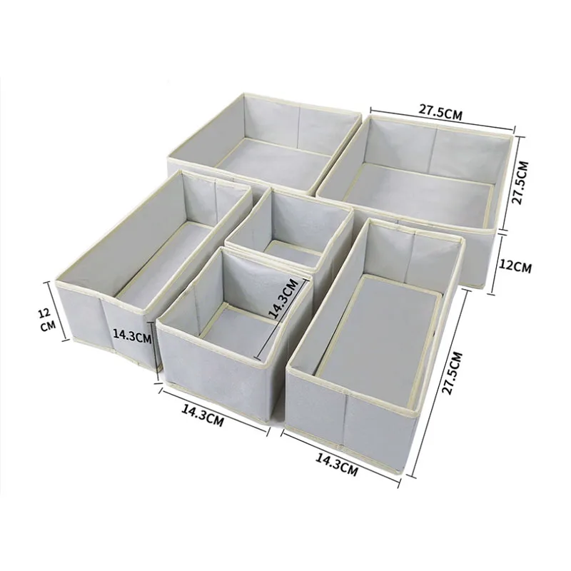 Cloth storage box wardrobe dresser organizer cube fabric container basket portable wardrobe divider
