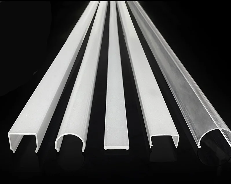 Customized Acrylic PC PVC Plastic PMMA White Transparent Lamp Covers Shades Holder Parts Ceiling Cylindrical Led Lampshade