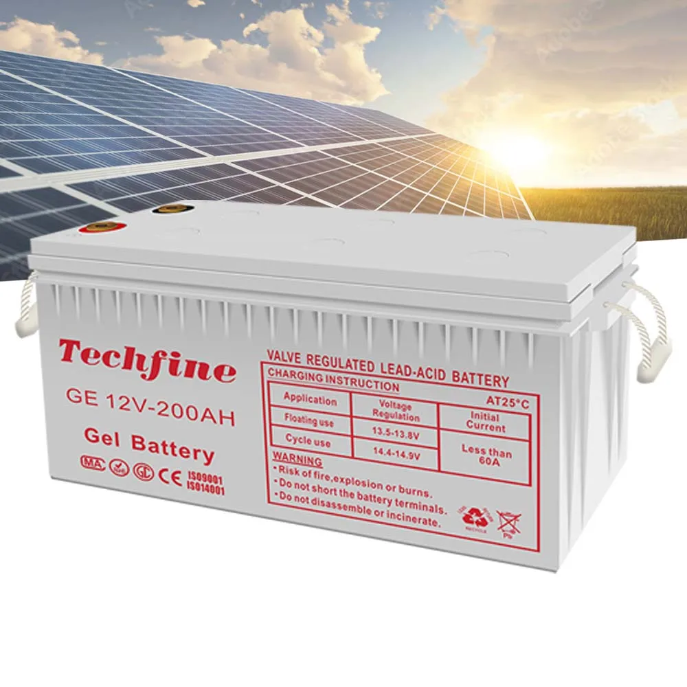 Energy Storage Batterie Solaire 12V 200AH 250AH GEL Battery 200 Amp 250 Amp For Africa