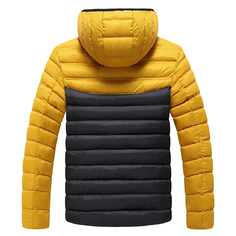 CMJM2039 Zip Up Hoody Short Cotton Padded Jacket Winter Coat For Man Lightweight Quilt Down Jacket