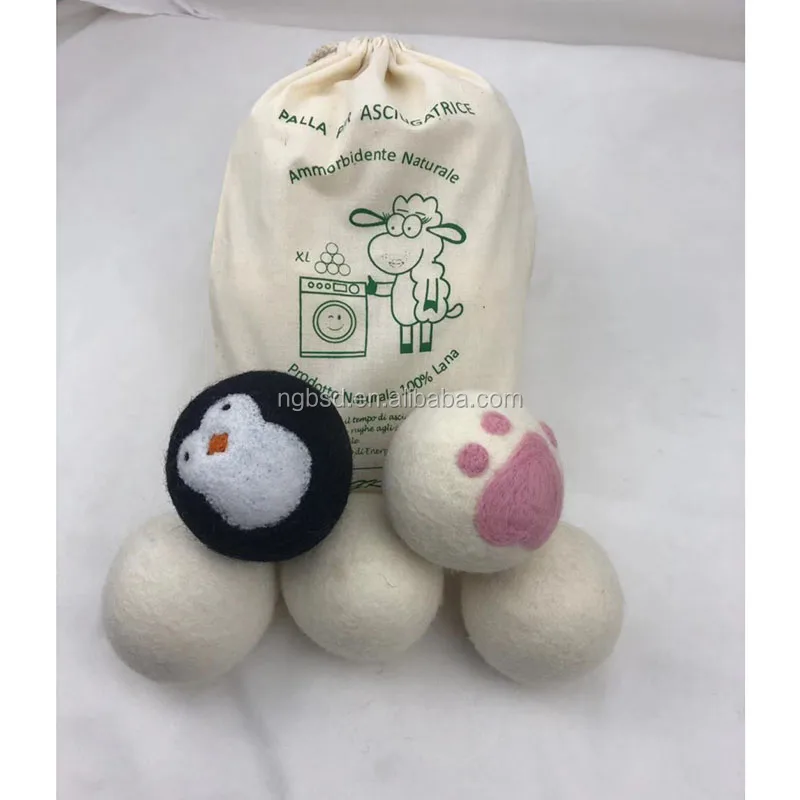 friendsheep wool dryer balls 2022 New Arrives  Bestseller 6 Pack Wool Dryer Balls Xl Pure Organic New Zealand