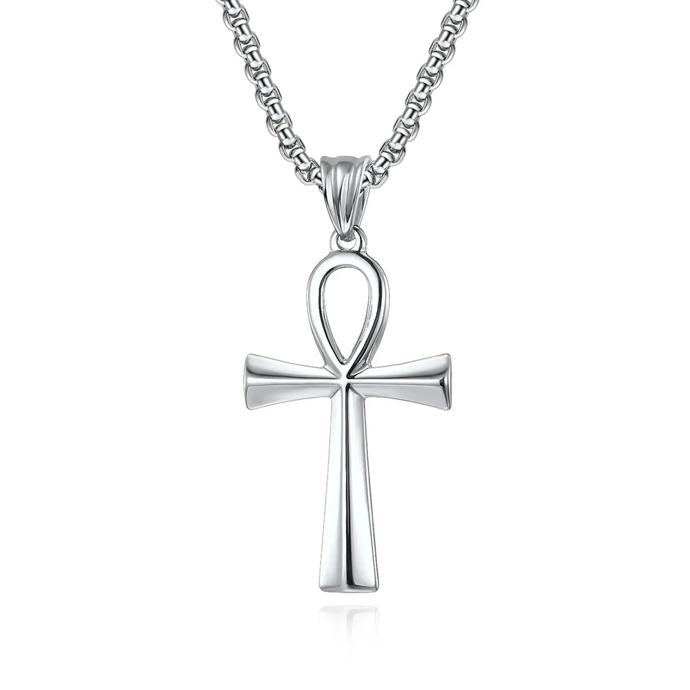 SSeeSY custom fashion jewelry high quality stainless steel tarnish free cross pendant necklace for men women