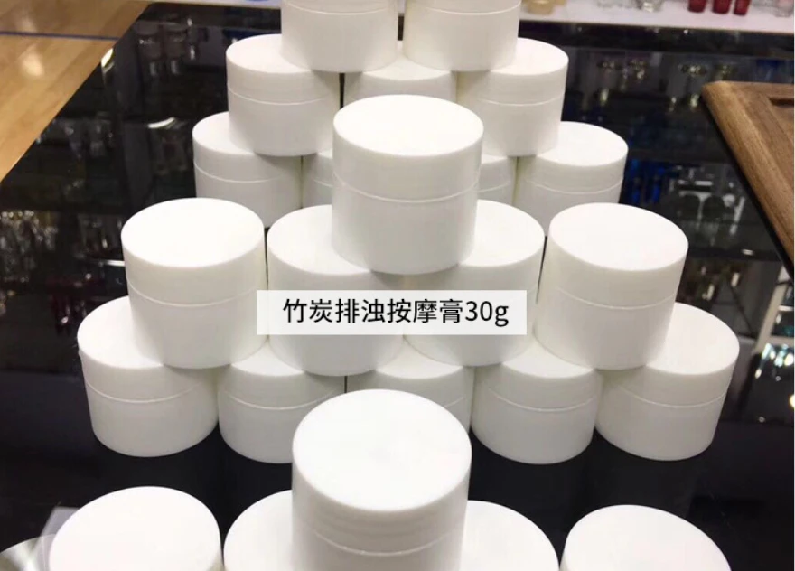 AiXin OEM 30 г Фирменная торговая марка Органический натуральный отбеливающий крем Детокс бамбуковый уголь массаж очистка лица