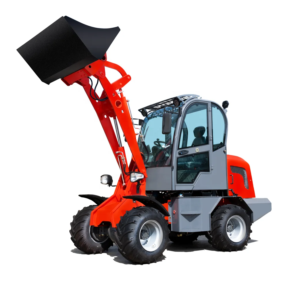 Mammut diesel loader 400kg 600kg 800kg 1000kg 1200kg 1600kg 2000kg 4wd mini compact farm wheel loader with wooden fork