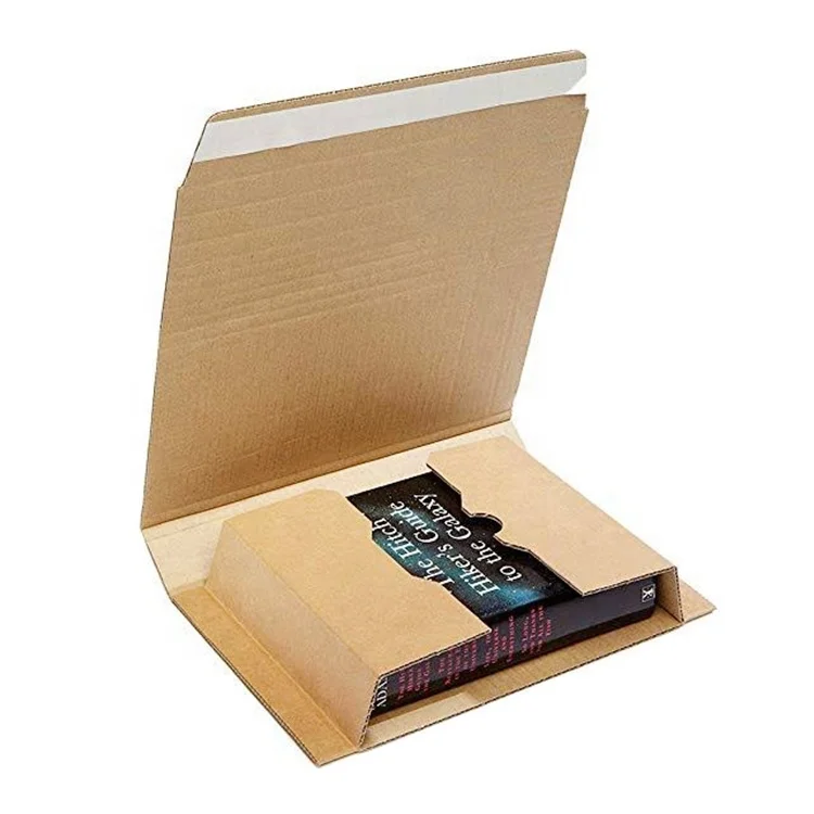 Custom CD book shipping boxes Easy-Fold Mailers Cardboard protecting Boxes