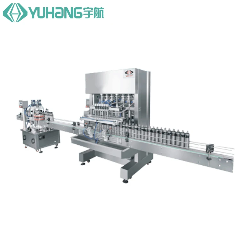 12 Filling Nozzles Automatic Filling Machine Cream Liquid Piston Servo Filler