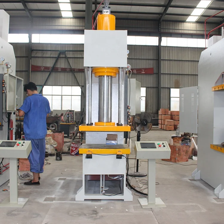 C frame 150 ton metal stamping hydraulic press metal plate sheet forming machine