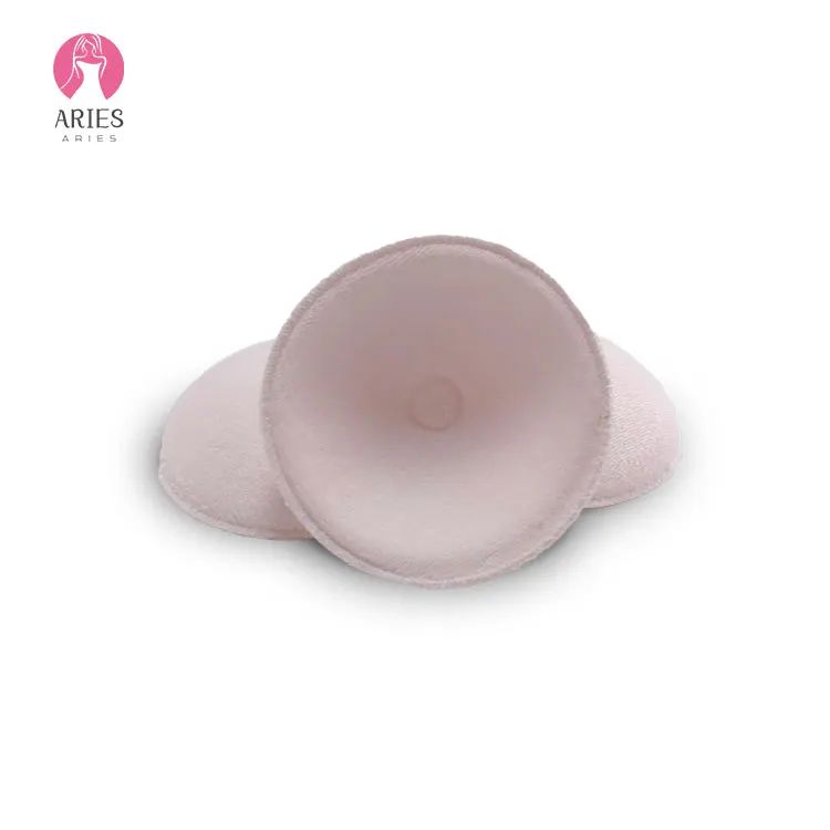 
RD04-06 Factory wholesale waterproof cotton washable nursing pad reuseable breast pads natural 