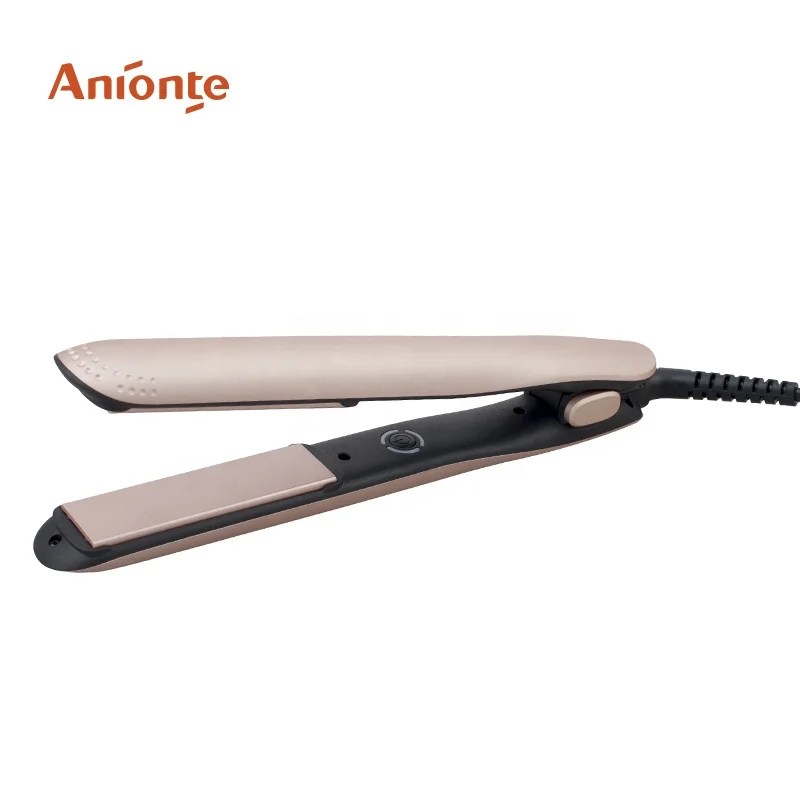 Custom Private Label Hair Straightener Wholesale Ceramic Flat Iron Free Spare Parts 1 YEAR Ceramic Coating Household LED