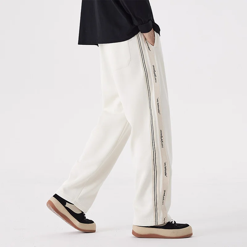 Custom Pink Elephant Fit Tie Rope Elastic Workwear Casual Mens Cargo Pants