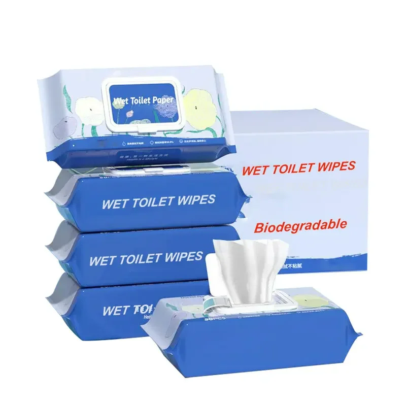 Alcohol and Lanolin free patient care water tissues soft hygenic wet wipes