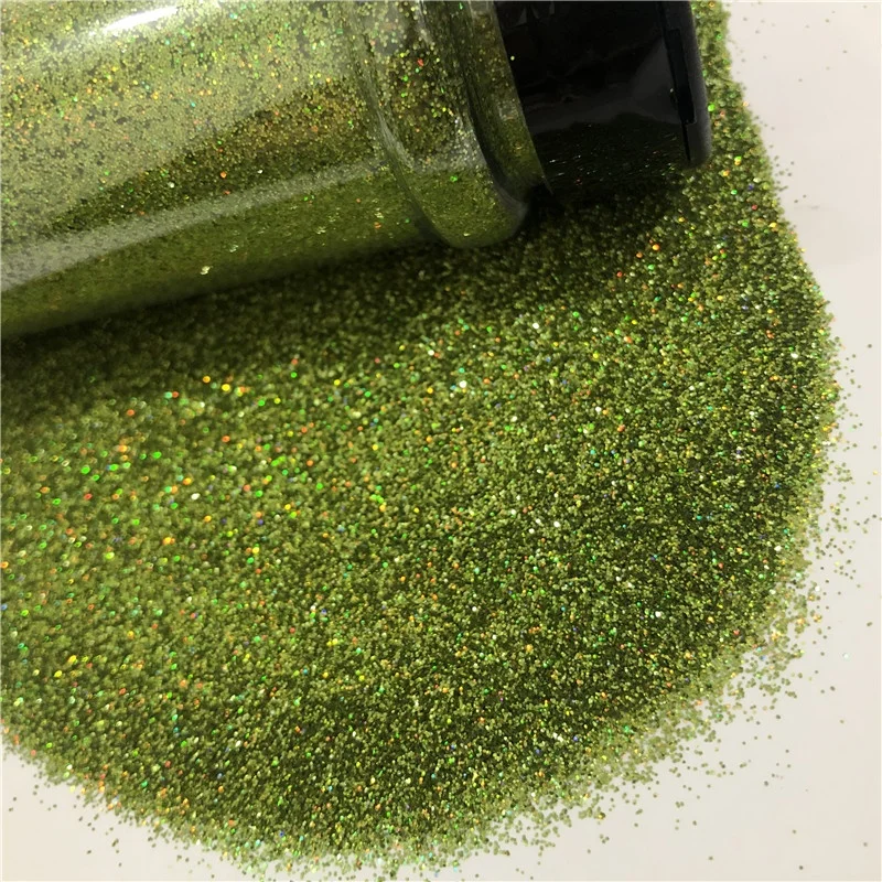 
Exclusive Eco-friendly Cheap Wholesale Olive Drab Fine Holographic Glitter Powder for Christmas Decoration 