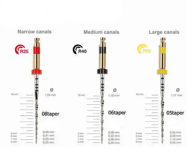 Dental Rotary Niti Files Canal File Extractor Endo Dental Rotary Nic Dental Endo Stainless Steel Rotary Files