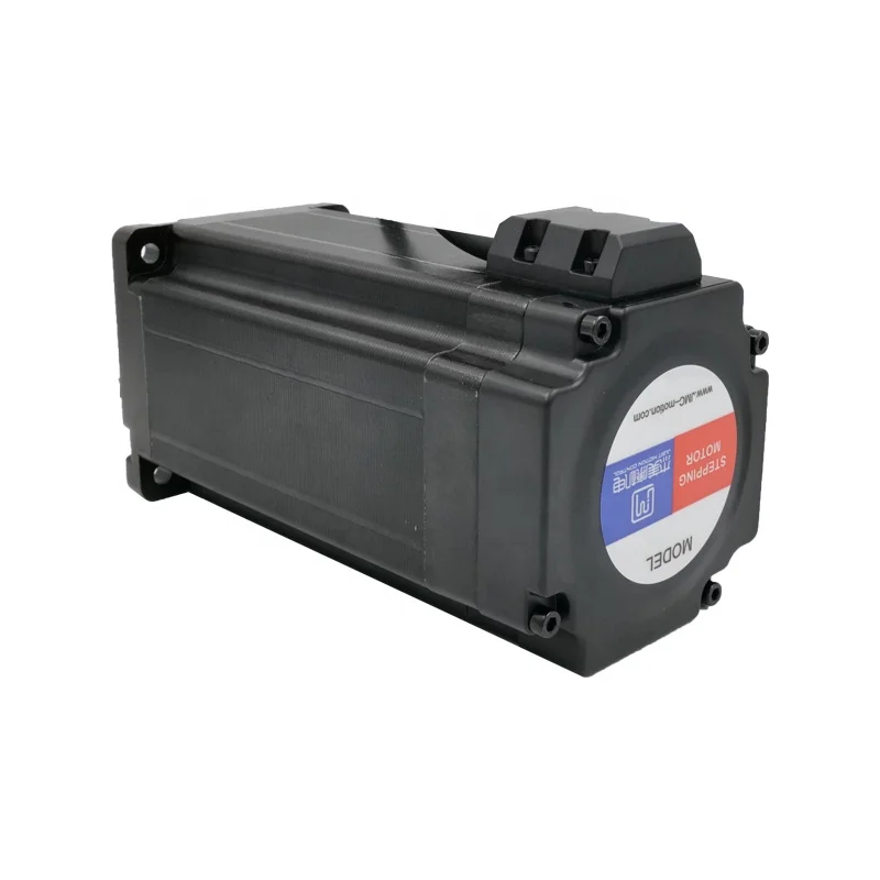 86J12156EC-1000-60 7.8N.m 3A nema34 high torque hybrid close-loop stepper motor for cnc kit sewing machine