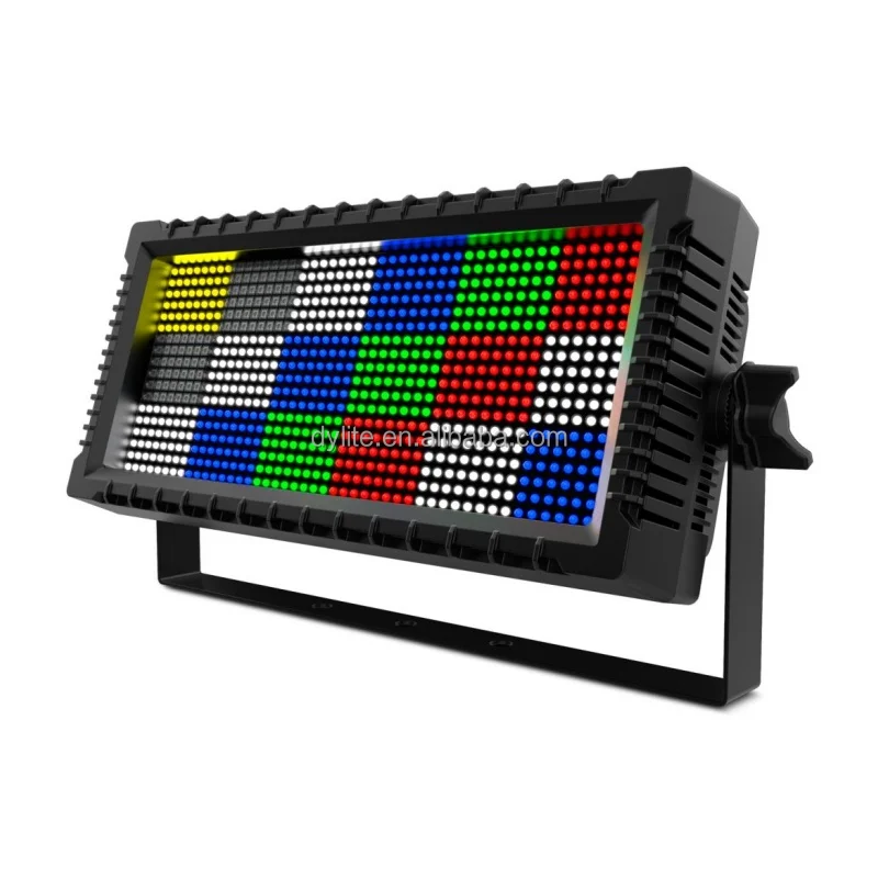 864 DMX Strobe Effect strobe lighting led 1000w rgb 3in1 led light flashing pixel effect stage light for dj disco