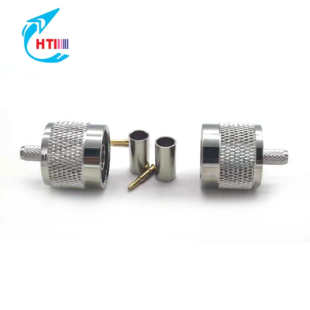 Прямая продажа с завода, N Штекерный обжимной соединитель типа для RG58