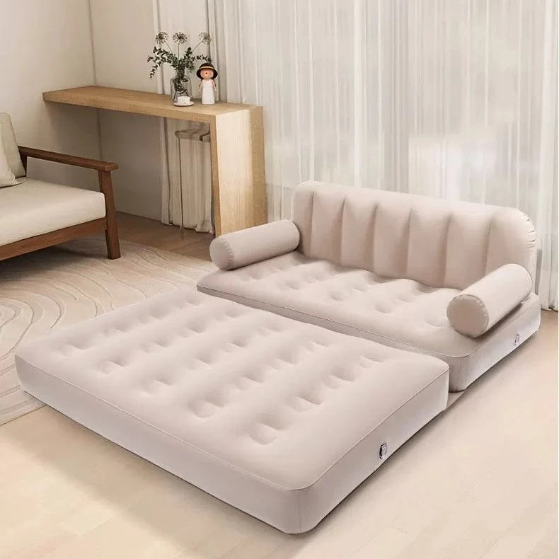 Inflatable Furniture Set with Pull Out Sofa Chair Air Bed Mattress and Pull Out Sofa Bed Sleep Away Futon Couch