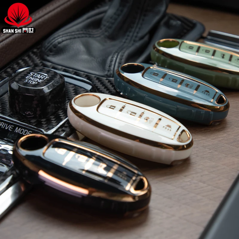 Soft And Waterproof Protective Case Smart Key 4 buttons TPU Key cover For Nissan Sunny/Sylphy/Murano