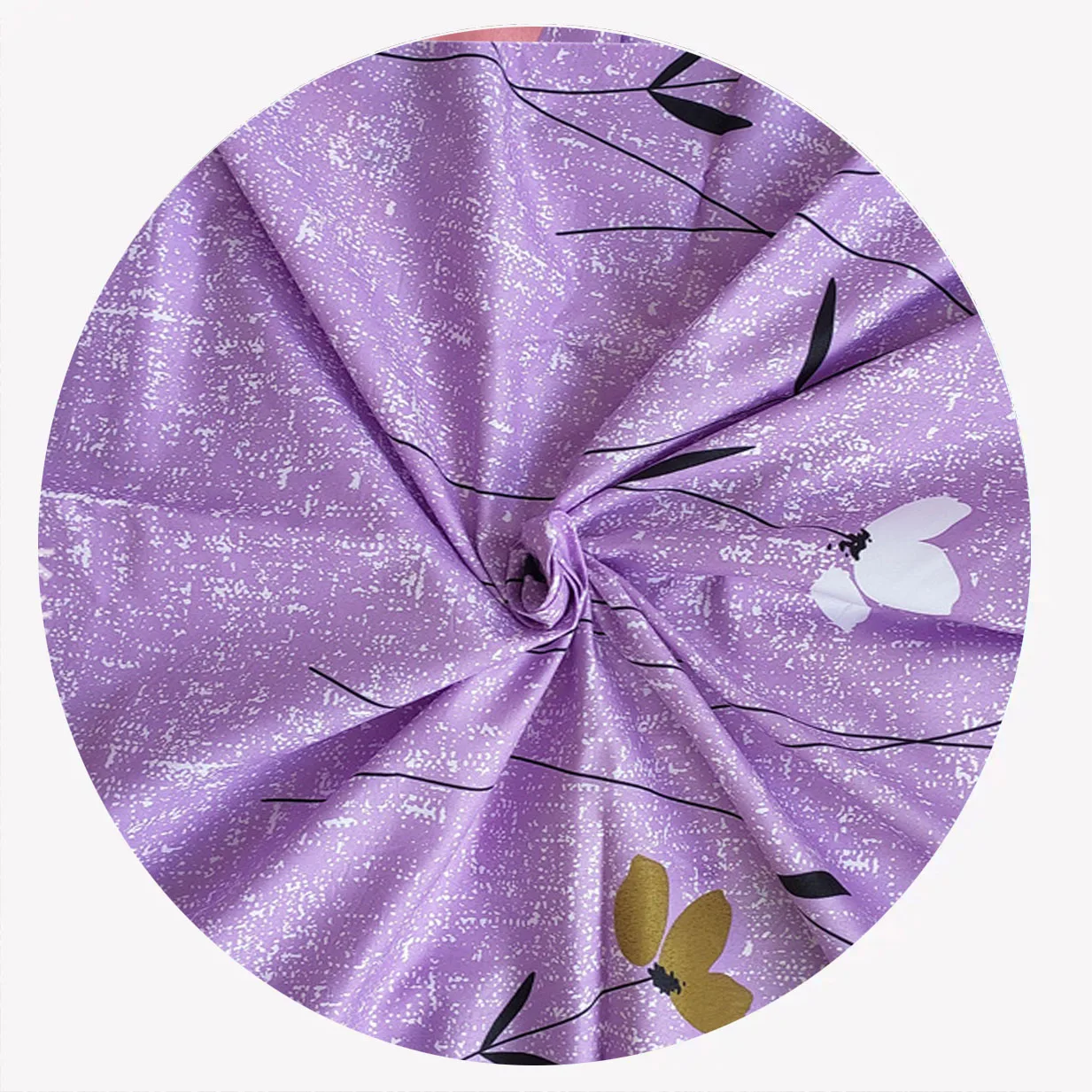 Specializing in the production of polyester home textile fabric bedding fabric chemical fiber ground cloth bed curtain peach ski