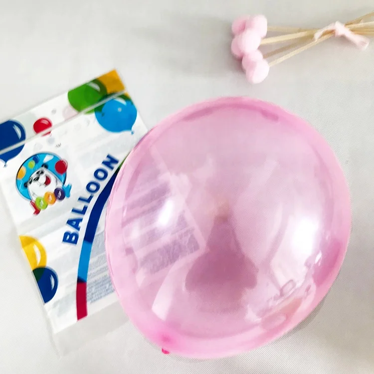 
Birthday Wedding Decoration latex 12/18/24/36 Inch Helium Round Shaped Transparent Crystal Globos Colorful Bubble Balloons 