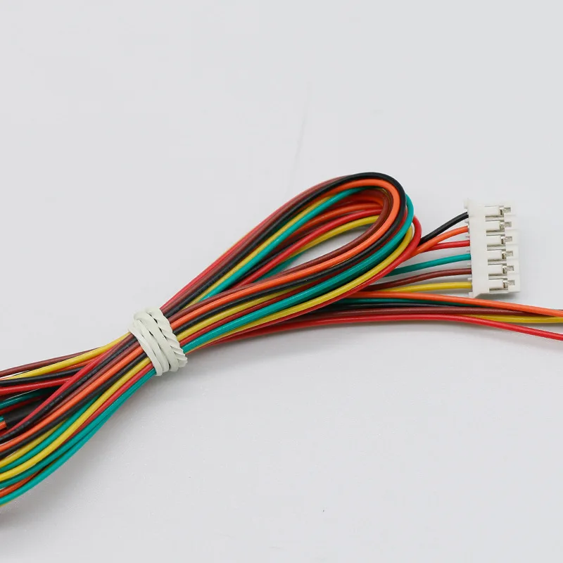 Engine Wire Harness Custom Wiring Harness Round Cable with Molex 502351-0600 6 Pin Wire-to-Board Receptacle Connectors