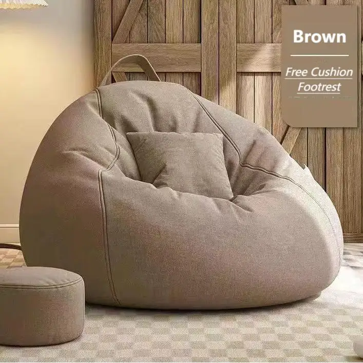 Lazy sofa bean bag small apartment single sofa reclining bean bag bedroom balcony rental house sofa chair