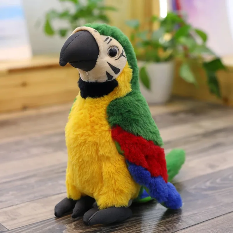 Custom cuddly mascot peluches plushies soft toy Pirates birds Stuffed Animal custom plush parrot for kids