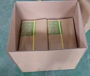 Brown Eco-friend Compostable Paper Bag Yard Waste Lawn And Leaf Bag With Logo 30 Gallon Trash Garbage Paper Garden Hand Tool bag