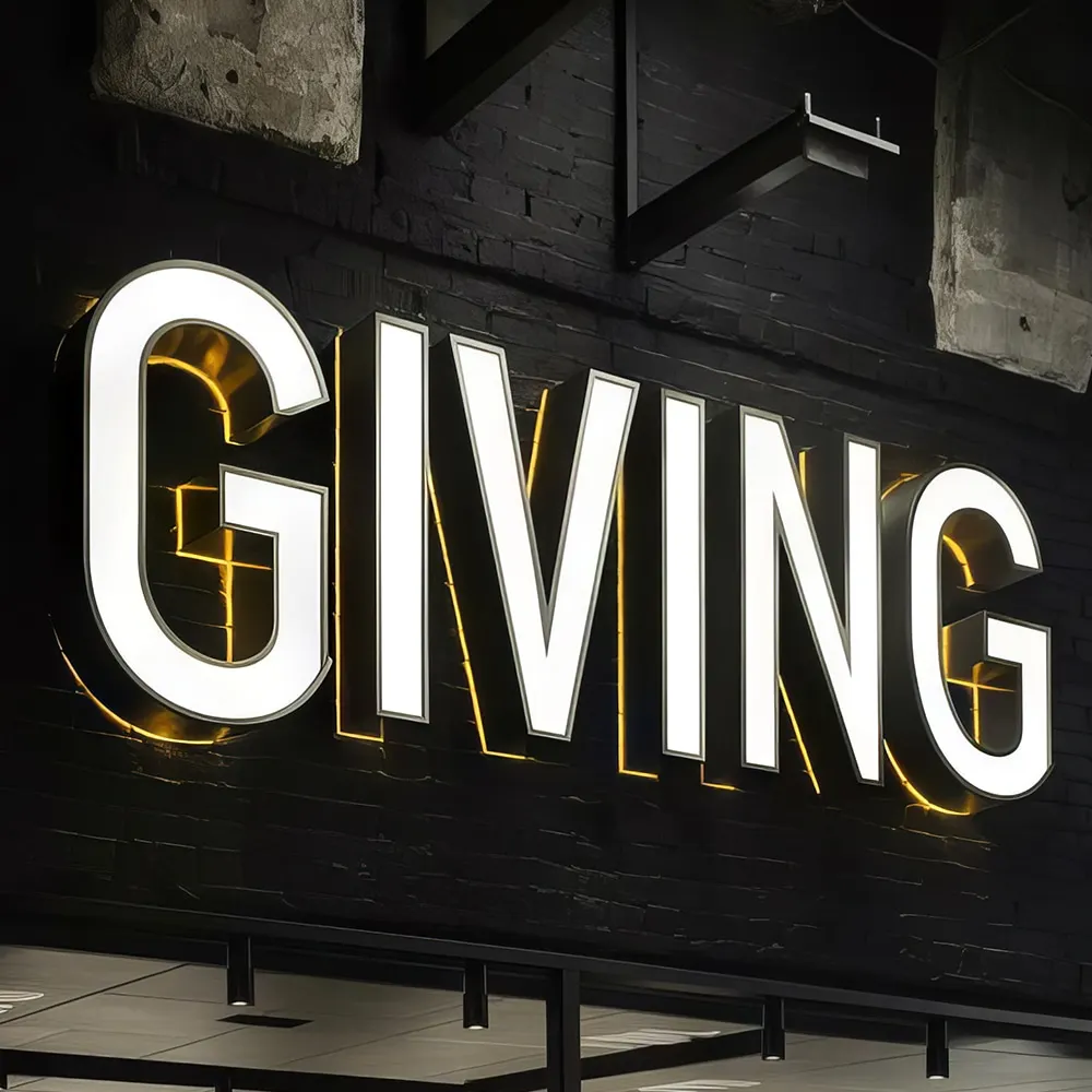 Company Logo Design Illuminated number plate Acrylic Sign Board Signage LED business Channel Letter Signs for smoke shop