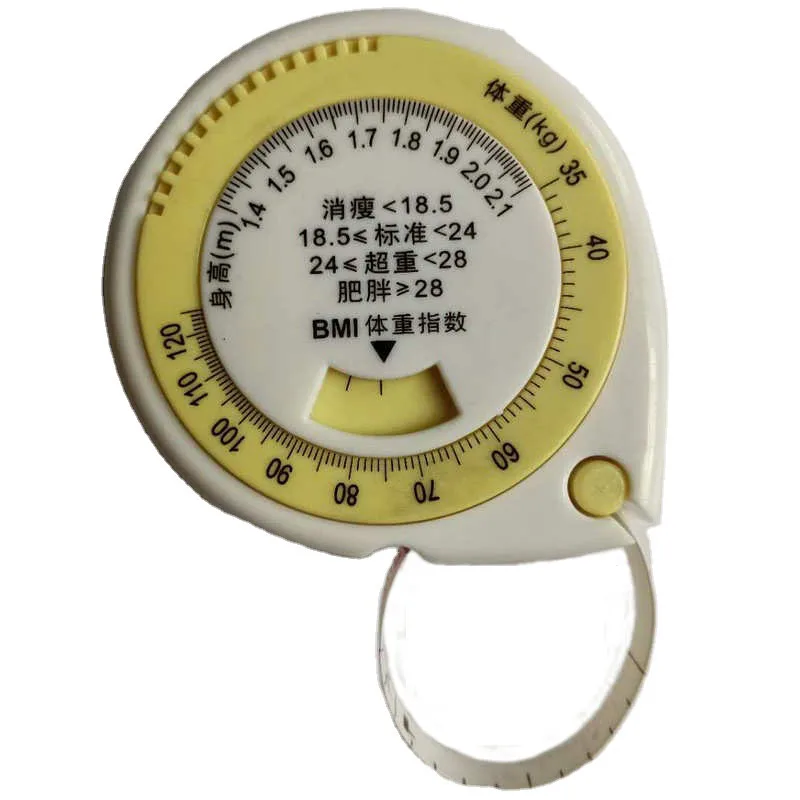 Manufacturers supply BMI water drop healthy waist tape measure water drop shape tape measure