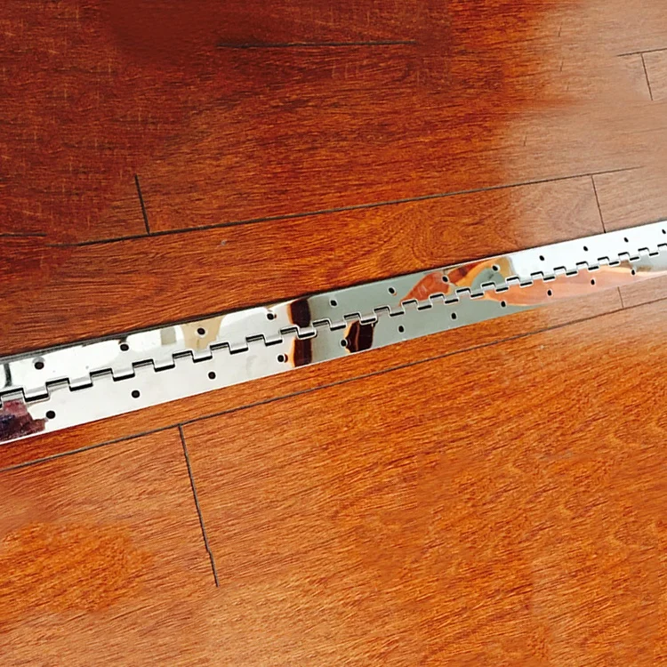 Promotional cheap high quality long aluminum continuous offset piano hinge