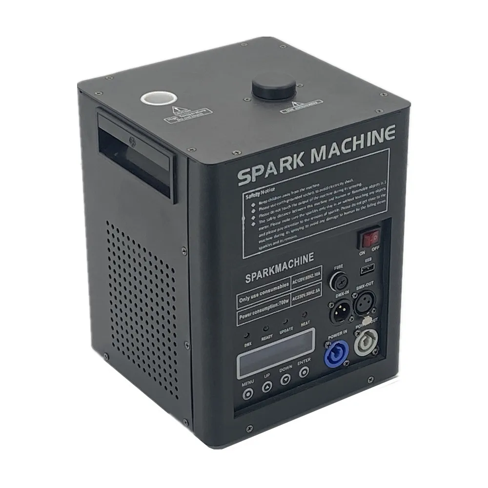 Remote 650w Fireworks Machine Dmx Control Pyro Spark Fountain