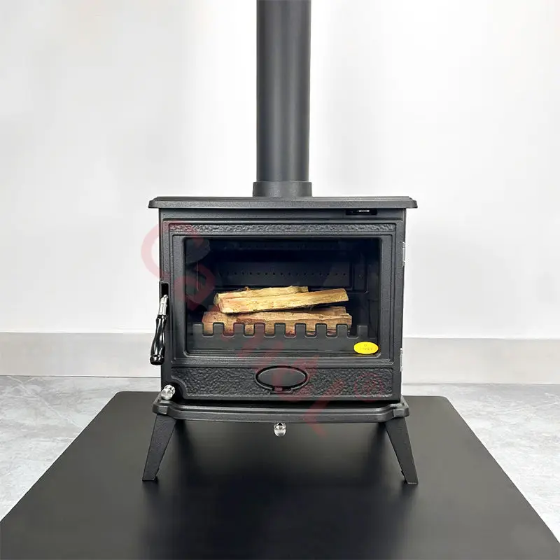 European Casting Metal Corten Steel Cast Iron Indoor Wood Freestanding Burning Wooden Stove Fire Place