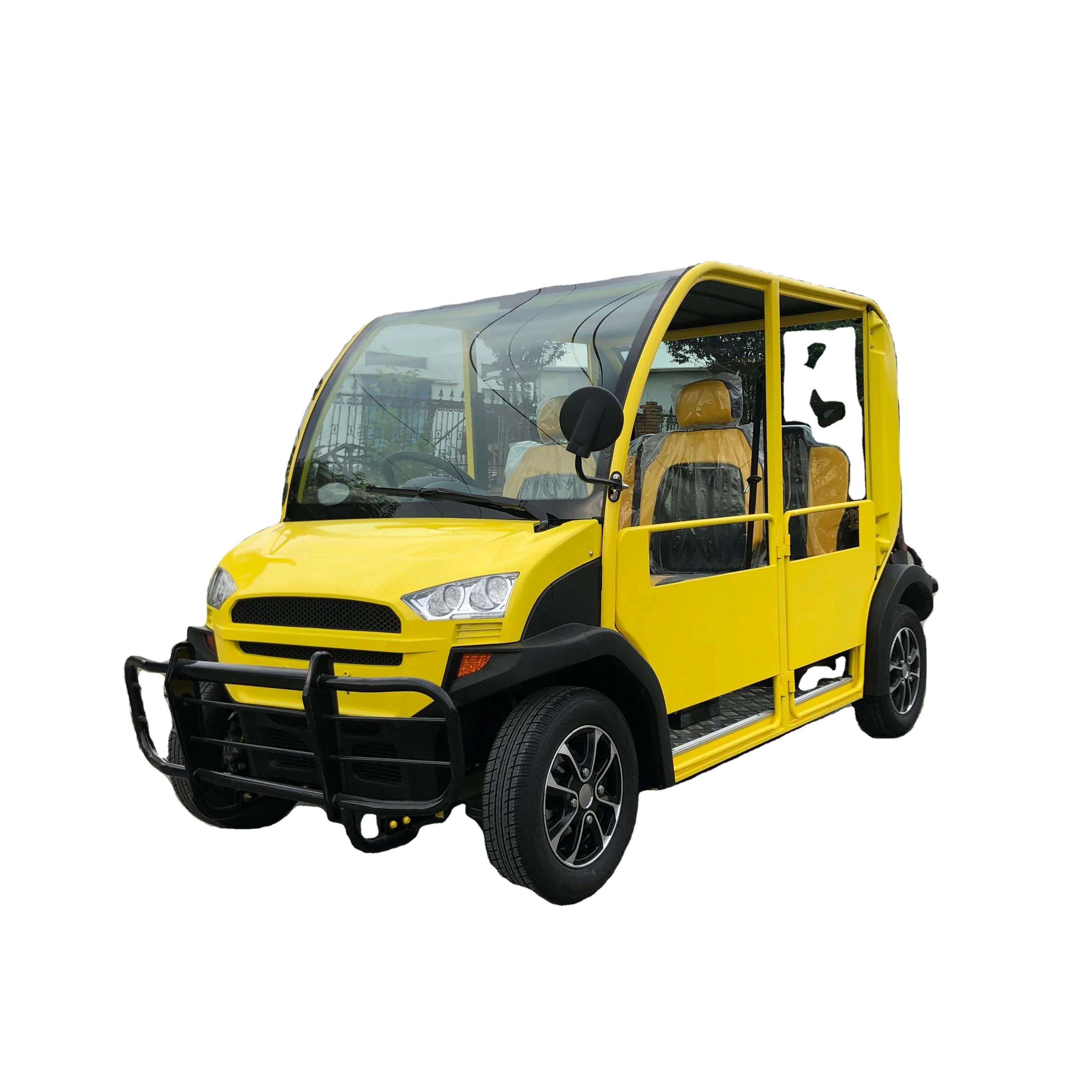 Рулевое управление правой рукой Электрический экскурсионный автомобиль RHD tourist E bus 60 в 4 кВт свинцово-кислотный не требующая обслуживания или литиевая батарея со скоростью 45 км/ч