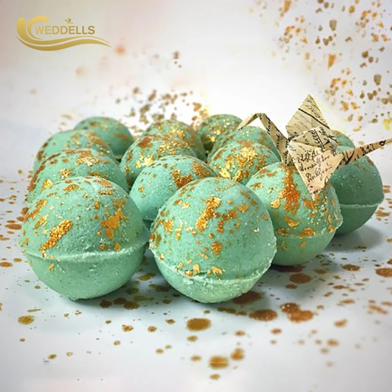 WEDDELL Handmade Bath Bombs fizzers ball with jewelry inside