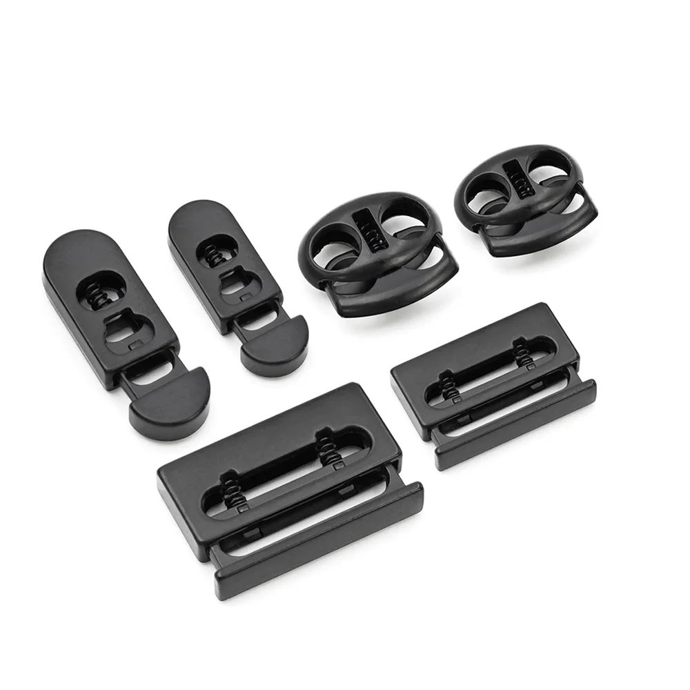 Custom cord Spring stopper stop rope lock metal drawstring One hole cord lock toggle for string bikini shorts clothing