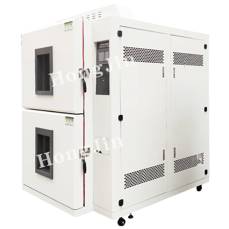 Hong jin Programmable 2 Zone Temperature Heat Cold Impact Testing Machine Battery Thermal Shock Test Chamber