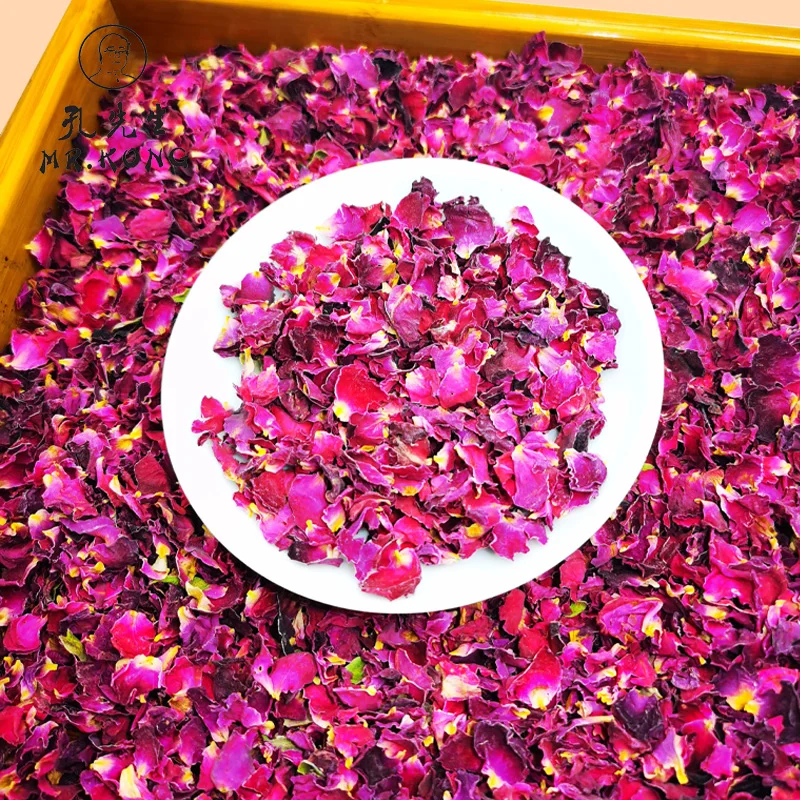 Flower Tea Dried Rose Petal Food Grade Flavor Tea Edible Pink Rose Petal
