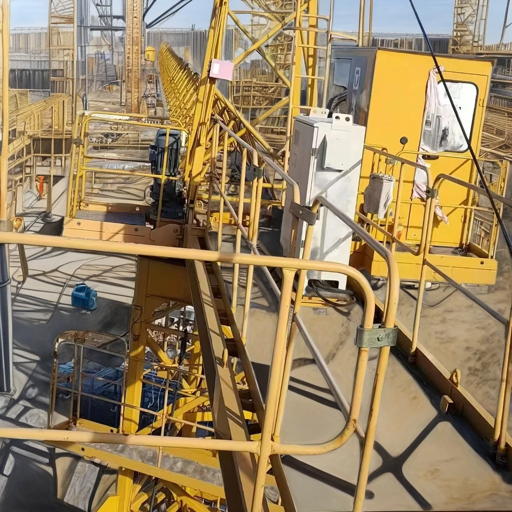 Hot Selling Zoomlion 6012 Tower Crane from China 3-10 Ton Load Capacity New & Used Motor Gearbox Engine Construction Industries