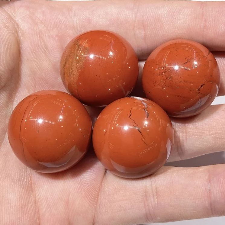 Оптовая продажа, натуральные рубиновые круглые кварцевые лечебные Хрустальные шарики для украшения